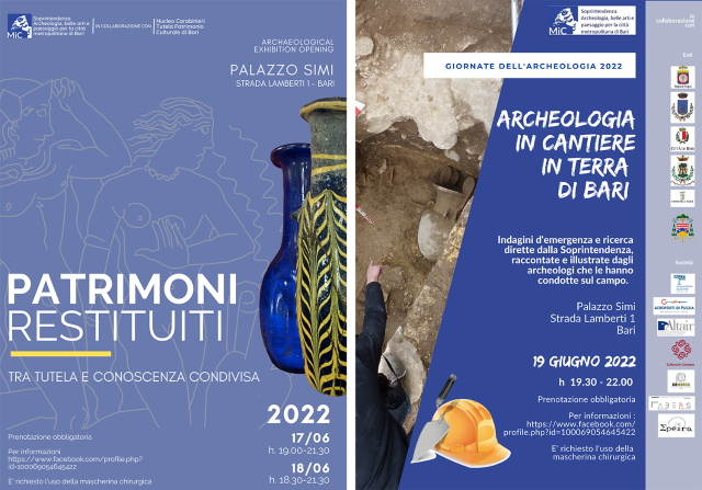Giornate Europee dell’Archeologia 17-19 giugno 2022