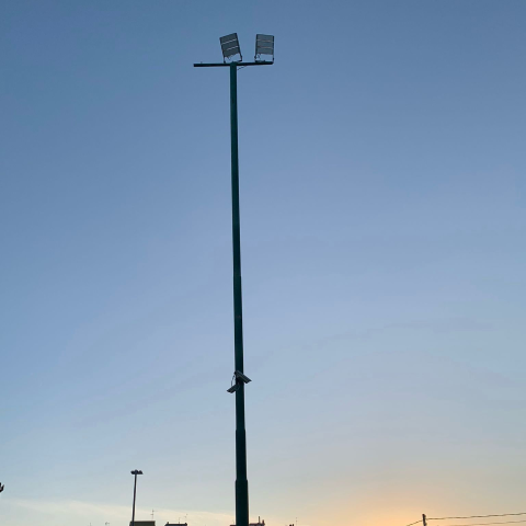 Miglioramento dell’impianto di illuminazione al campo comunale “De Luca Resta”