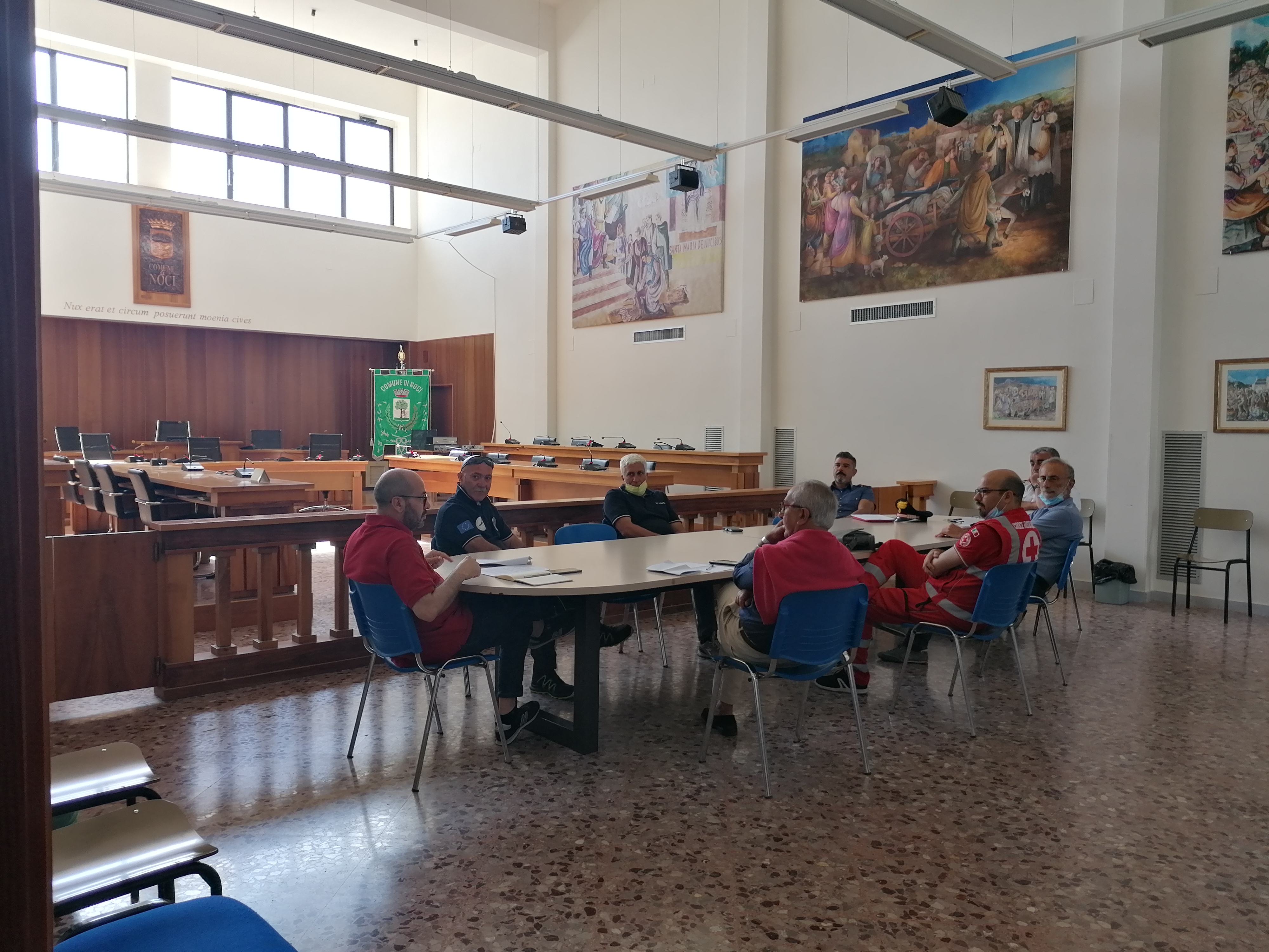 Superata la fase critica dell’emergenza Covid-19. Riunione operativa questa mattina in Comune e chiusura del C.O.C.