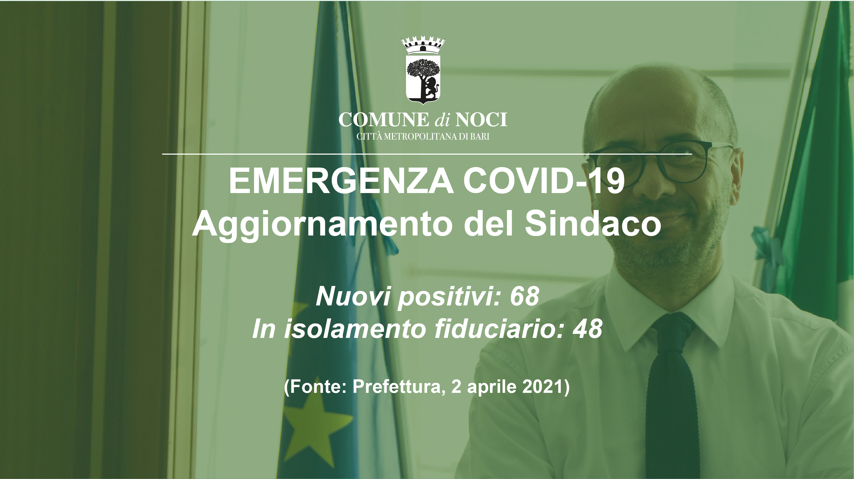 A Noci un Punto Vaccinale Territoriale. Cresce il numero dei positivi: i dati aggiornati al 2 aprile