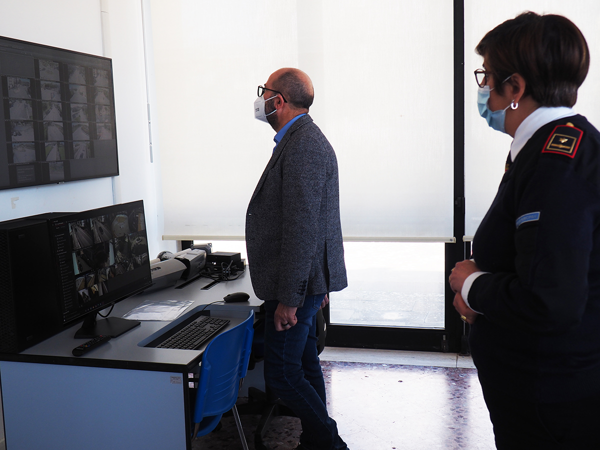 Videosorveglianza: installate venti nuove telecamere nell’area compresa tra il Museo dei Ragazzi e la Villa Comunale