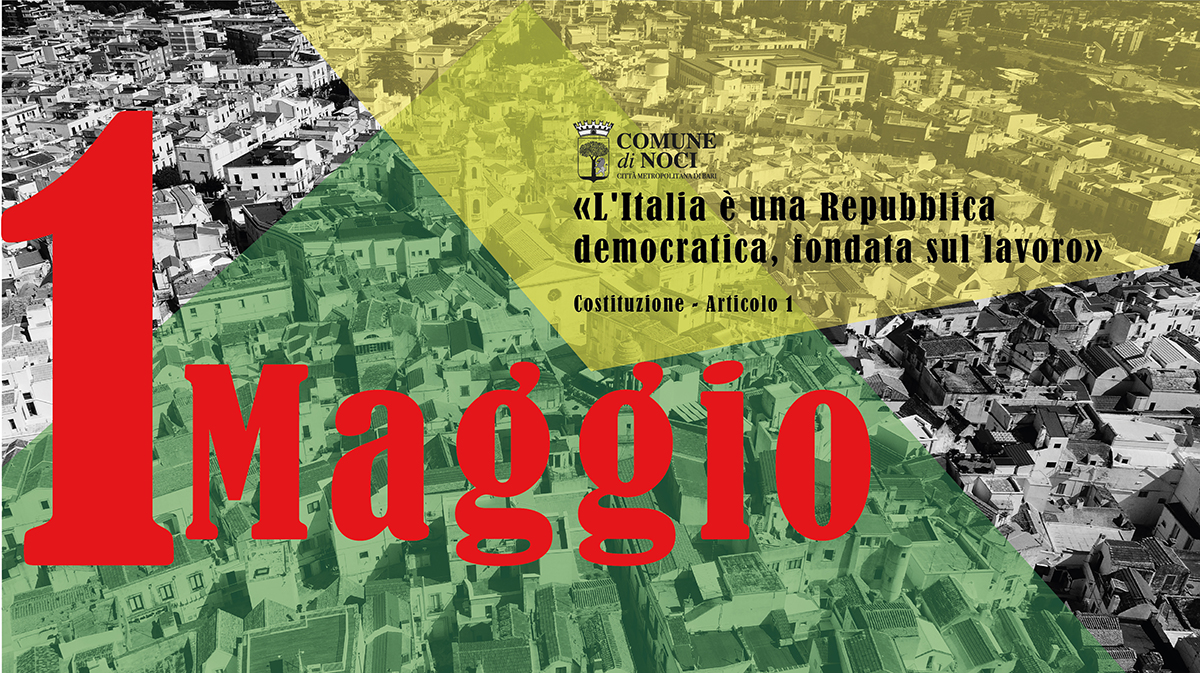 1 maggio 2021: messaggio del sindaco