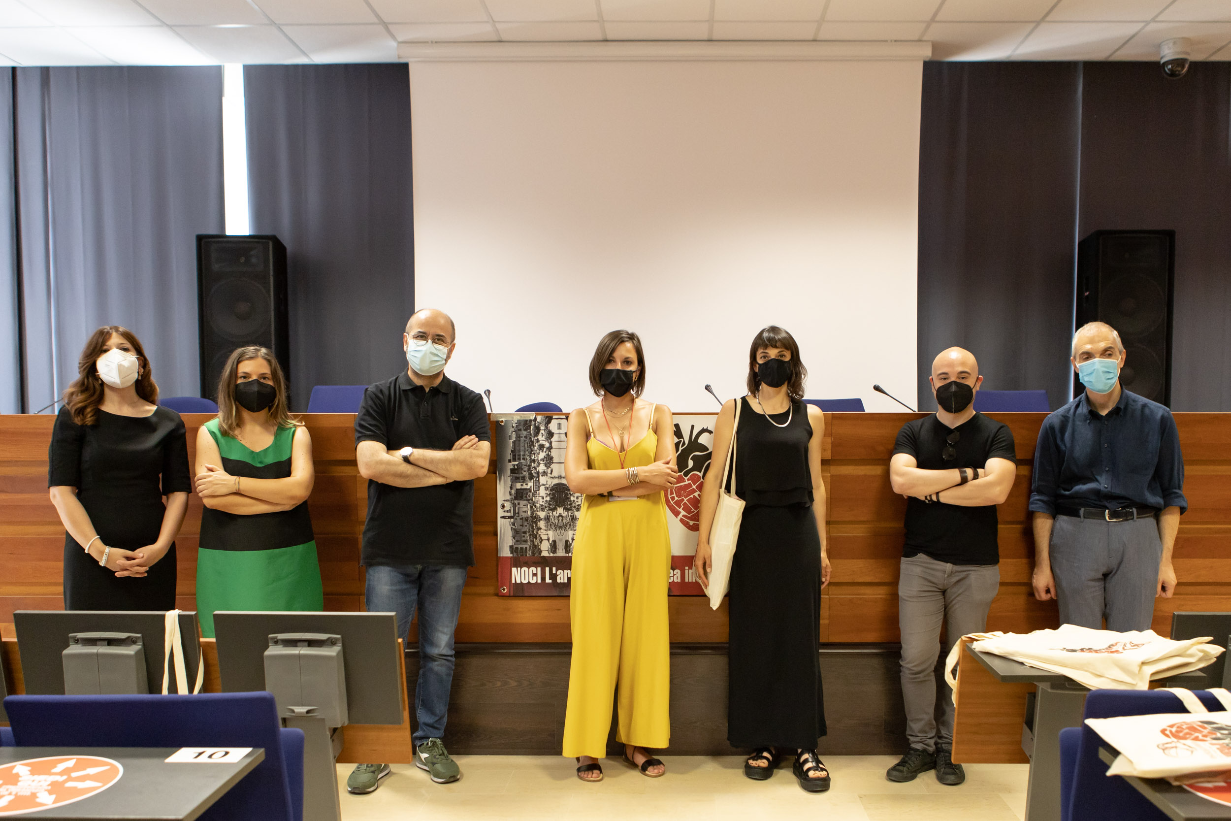 Esseri Urbani: dall’11 luglio una “invasione” d’arte nel centro storico di Noci. Ieri mattina la Conferenza Stampa di presentazione presso l’Aula Magna del DICAR – Politecnico di Bari